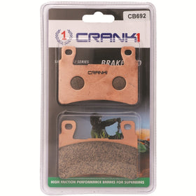 Crank1 Sintered Front Brake Pads for Kawasaki Ninja ZX6R (CB692)