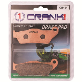 Crank1 Sintered Front Brake Pads for Bajaj Pulsar 220 (CB181)