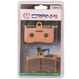 Crank1 Sintered Front Brake Pads for Kawasaki Z800 (CB743)