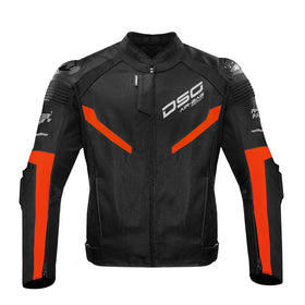 DSG Race Pro V2 Jacket (Orange/Black/Fluorescent) | 7AfterMarket India