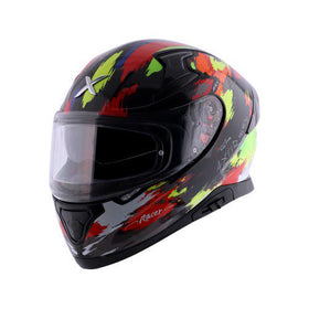 Axor Apex Racer Glossy (Black-Neon-Yellow) Helmet