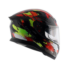 Axor Apex Racer Glossy (White-Neon-Yellow) Helmet