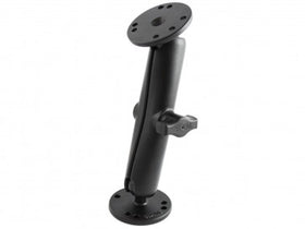 RAM Mounts 1" Diameter Ball Mount with Long Double Socket Arm & 2/2.5" Round Bases