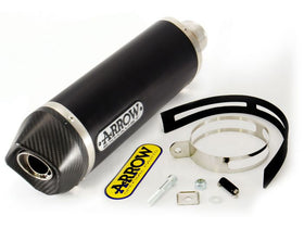 Arrow Race-Tech Aluminum Dark with Carby End Cap Silencer Exhaust For BMW R 1200 GS 2016>