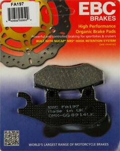 EBC Double-H Sintered Rear Brake Pads for Mahindra Mojo (FA197HH)