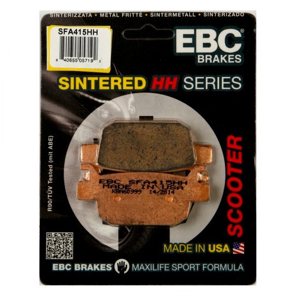 thumbnail image 2 of EBC Brakes Organic Rear Brake Pads For Honda SH125 (2014-2022) 2 of 3