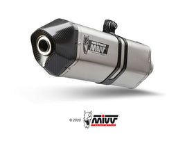 MIVV Speed Edge Stainless Steel Slip-On Exhaust for Honda CRF 1100 L AFRICA TWIN 2020> | 7aftermarket India 