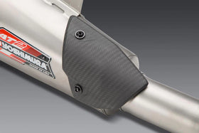 Yoshimura AT2 Stainless Slip-On Exhaust, W/ Stainless Muffler For Street Triple (2018-23) | 7aftermarket India