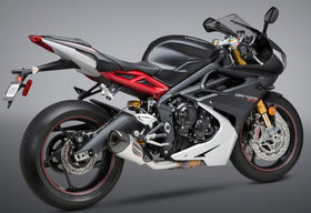 Yoshimura Alpha T Works Street Stainless Steel Slip-On Exhaust Triumph Daytona 675 (2013-2019)| 7aftermarket India