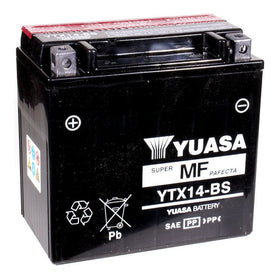Yuasa YTX14-BS AGM Battery for Triumph Speed Triple 2011-2015 | 7aftermarket - India 